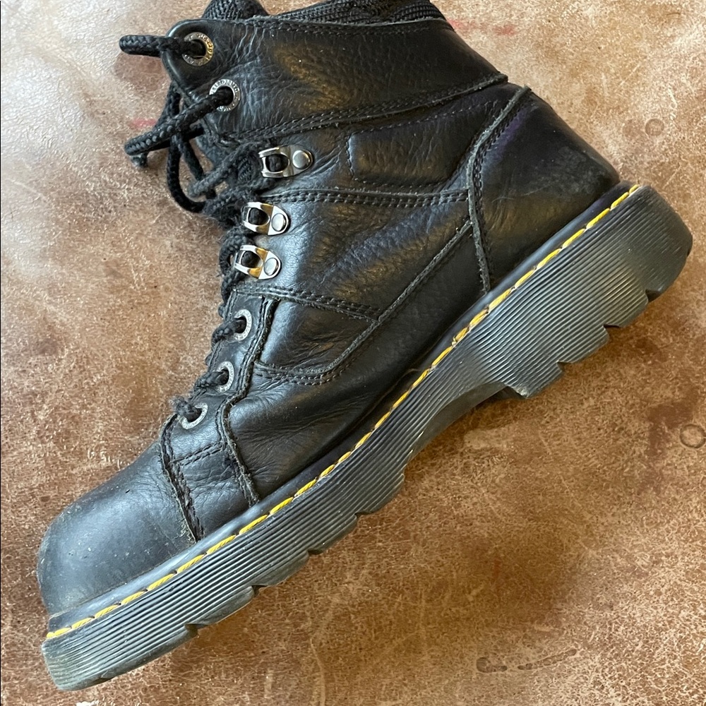 Dr. Martens Men's Black Industrial Steel Toed Work Boots. Good Condition. Sz 10. - Picture 5 of 16